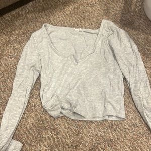 Garage crop top in size small